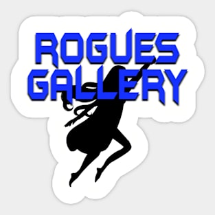 ROGUES GALLERY Female (Black Silhouette) Sticker